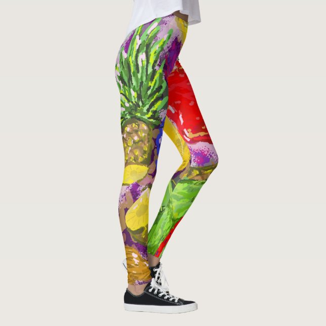 Leggings Arreglo Artístico de Frutas (Derecha)