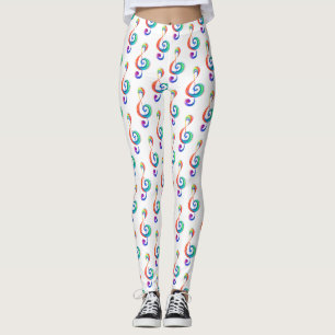 Leggings Arroyo arcoiris estratificado