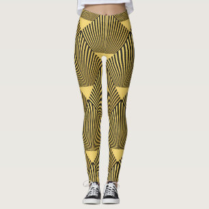 Leggings Art Deco: Ornamento De Decoración Sin Maravilla