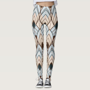 Leggings Art Deco: Ornamento sin textura.