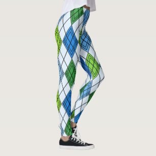 Leggings Art Deco Rain Argyle