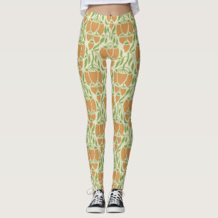 Leggings Art Nouveau: Elegancia floral