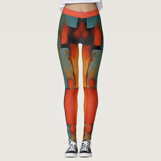 Leggings Arte abstracto (Anverso)