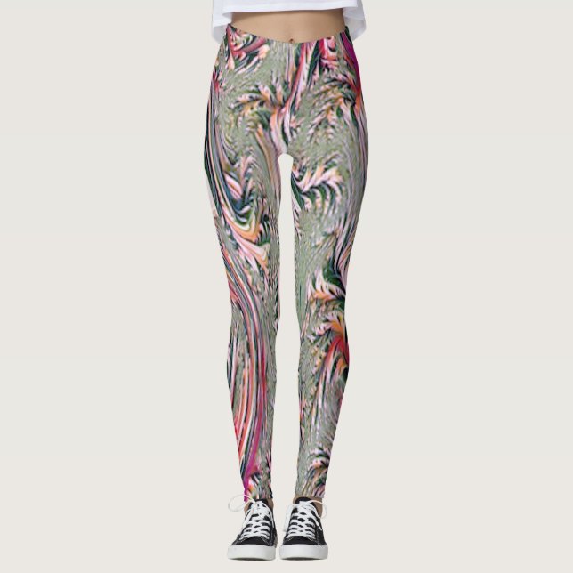 Leggings arte abstracto (Anverso)