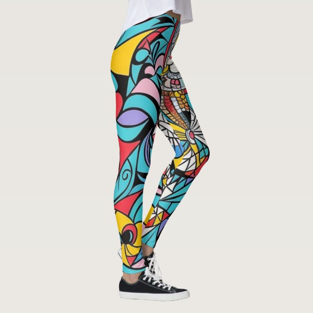 Leggings arte abstracto (Derecha)
