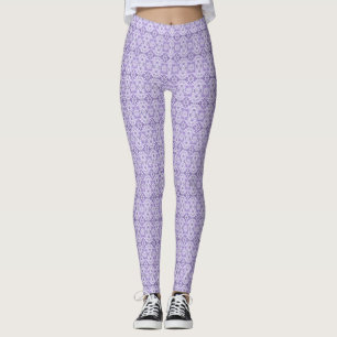 Leggings Arte abstracto acuarela morado luz sombra