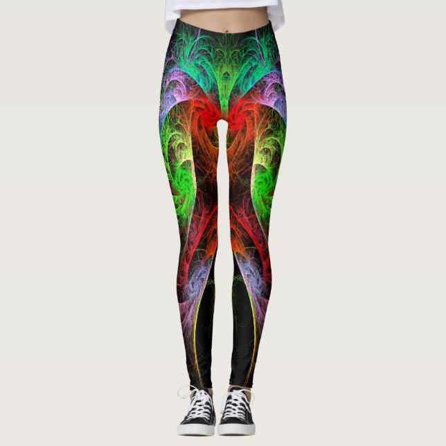 Leggings Arte abstracto carnaval (Anverso)