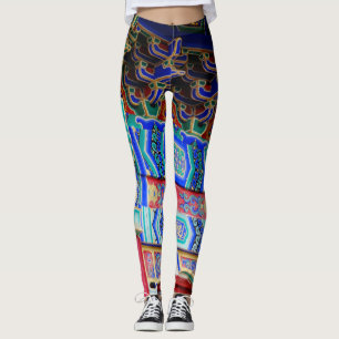 Leggings Arte abstracto creado por el diseño asiático clási