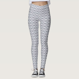 Leggings Arte abstracto de acuarela blanca Hope Light