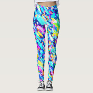 Leggings Arte abstracto de color arcoiris