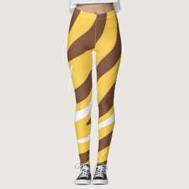 Leggings arte abstracto de tigres