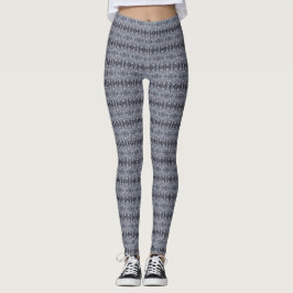 Leggings Arte acuarela abstracto azul oscuro