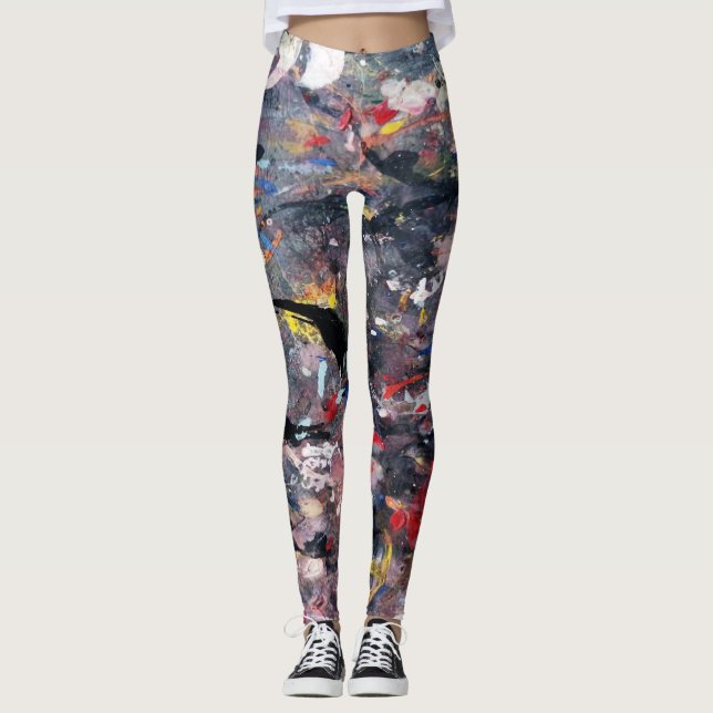 Leggings arte aleatorio (Anverso)