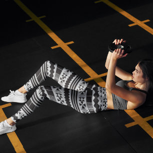 Leggings Arte azteca moderno