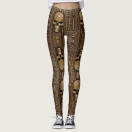 Leggings Arte azteca, vibrante, que refleja la cultura
