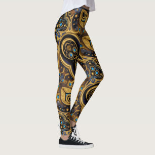 Leggings Arte azteca, vibrante, que refleja la cultura
