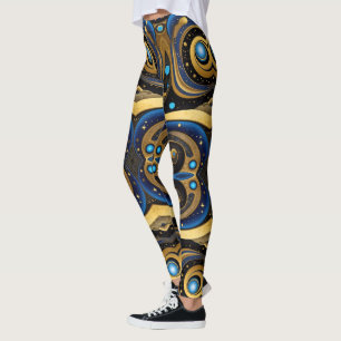 Leggings Arte azteca, vibrante, que refleja la cultura