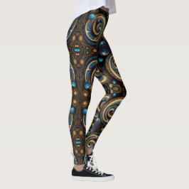 Leggings Arte azteca, vibrante, que refleja la cultura