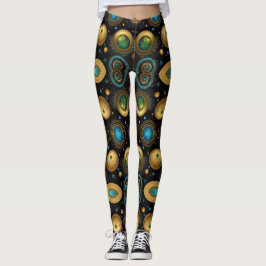 Leggings Arte azteca, vibrante, que refleja la cultura