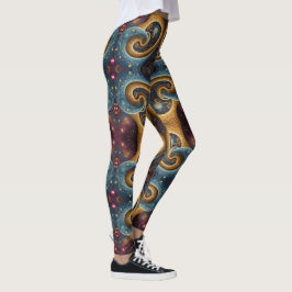 Leggings Arte azteca, vibrante, que refleja la cultura