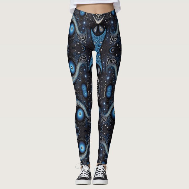 Leggings Arte azteca, vibrante, que refleja la cultura (Anverso)