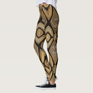 Leggings Arte azteca, vibrante, reflejando la cultura