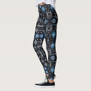 Leggings Arte azteca, vibrante, reflejando la cultura