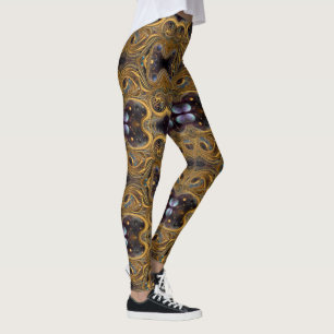 Leggings Arte azteca, vibrante, reflejando la cultura