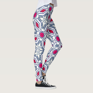Leggings Arte brillante gráfico geométrico