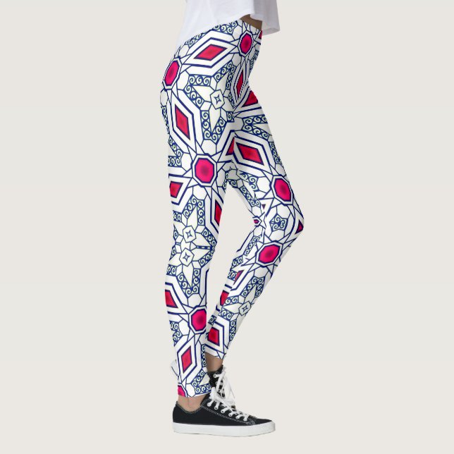 Leggings Arte brillante gráfico geométrico (Derecha)