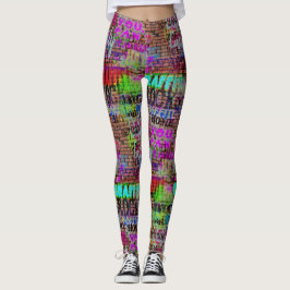 Leggings Arte callejero urbano Graffiti