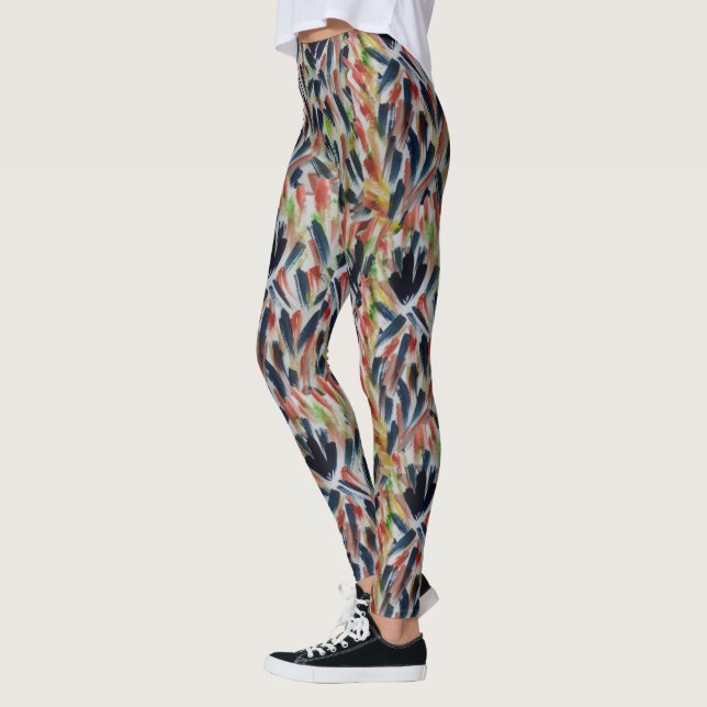 Leggings Arte de Acuarela Abstracta (Izquierda)