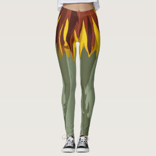 Leggings Arte de ánimo gótico espeluznante