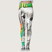 Arte De Cachorro Floral