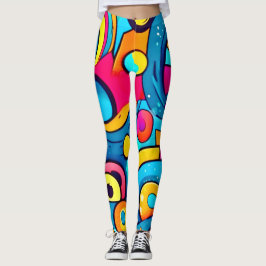 Leggings Arte de carnaval cósmico