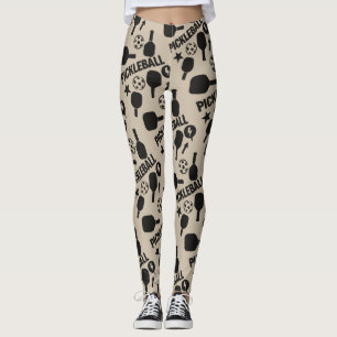 Leggings Arte de esténcil de pelotas