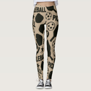 Leggings Arte de esténcil de pelotas