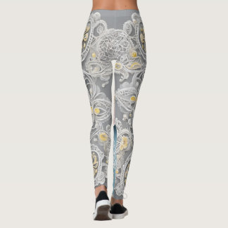 Leggings Arte de Floral Sea Ocean AI