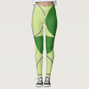Leggings arte de formas abstractas