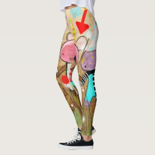 Leggings arte de garabatos