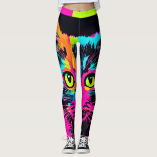Leggings Arte de Gatita Cyberpunk