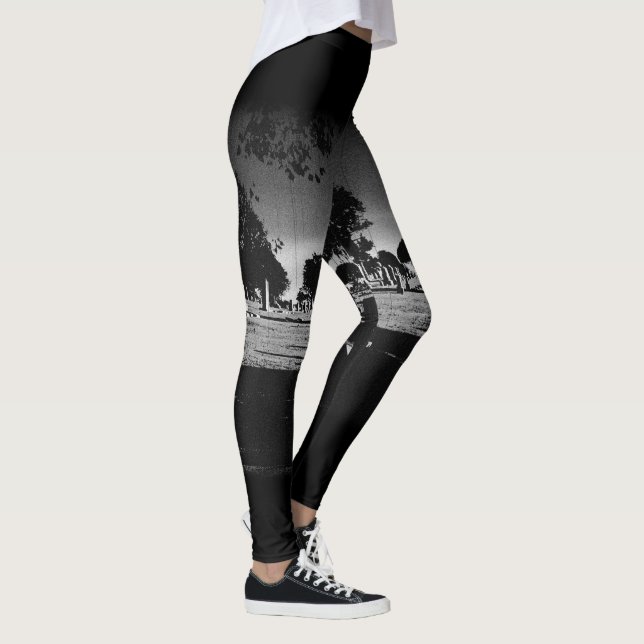 Leggings Arte de Graveyard (Derecha)