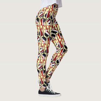 Leggings Arte de Guitarra - Union Jack Bandera Británica de