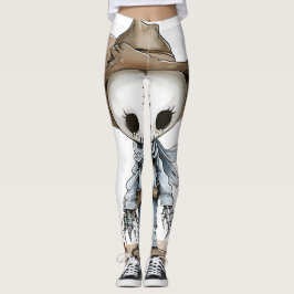 Leggings arte de halloween para vaqueros