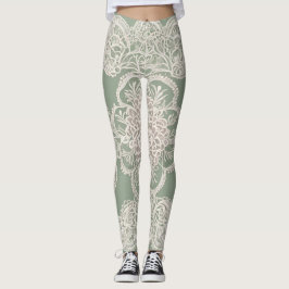 Leggings Arte de IA Sage Green