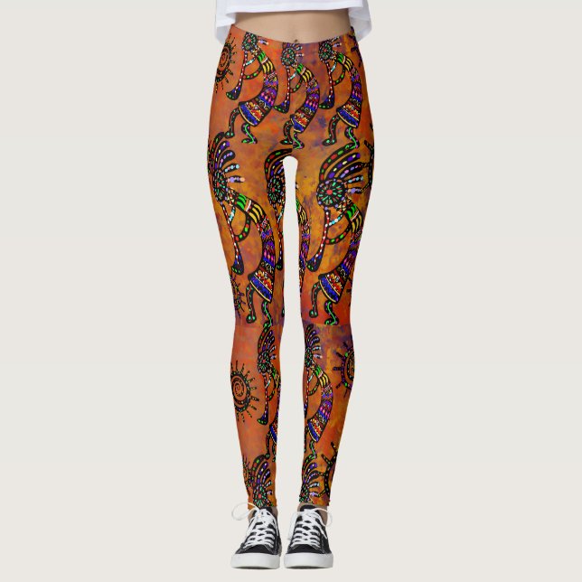 Leggings Arte de Kokopelli  (Anverso)