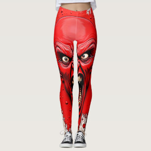 Leggings Arte de la ira de los Demonios Rojos
