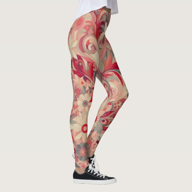Leggings Arte de la jungla moderna (Derecha)