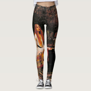 Leggings Arte de la Lady of Shalott Waterhouse