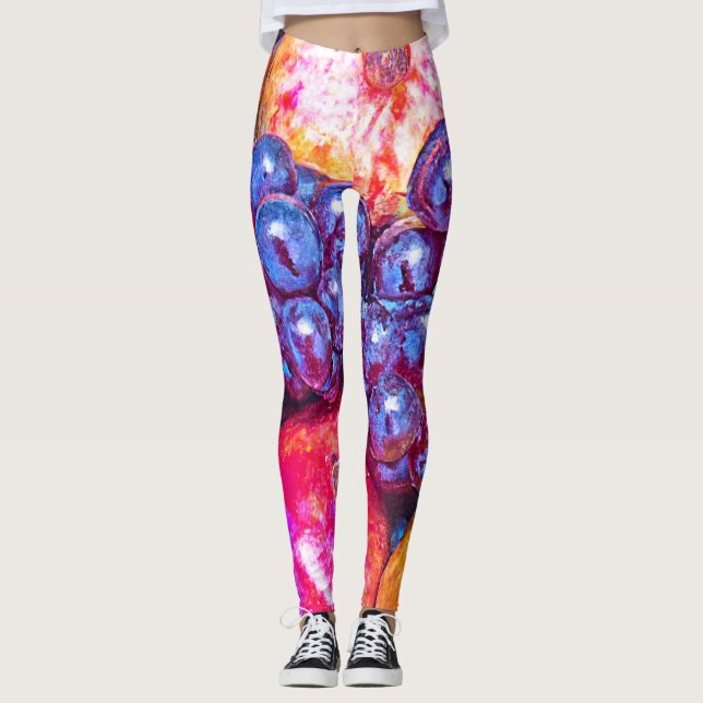 Leggings Arte de la vida de la fruta (Anverso)